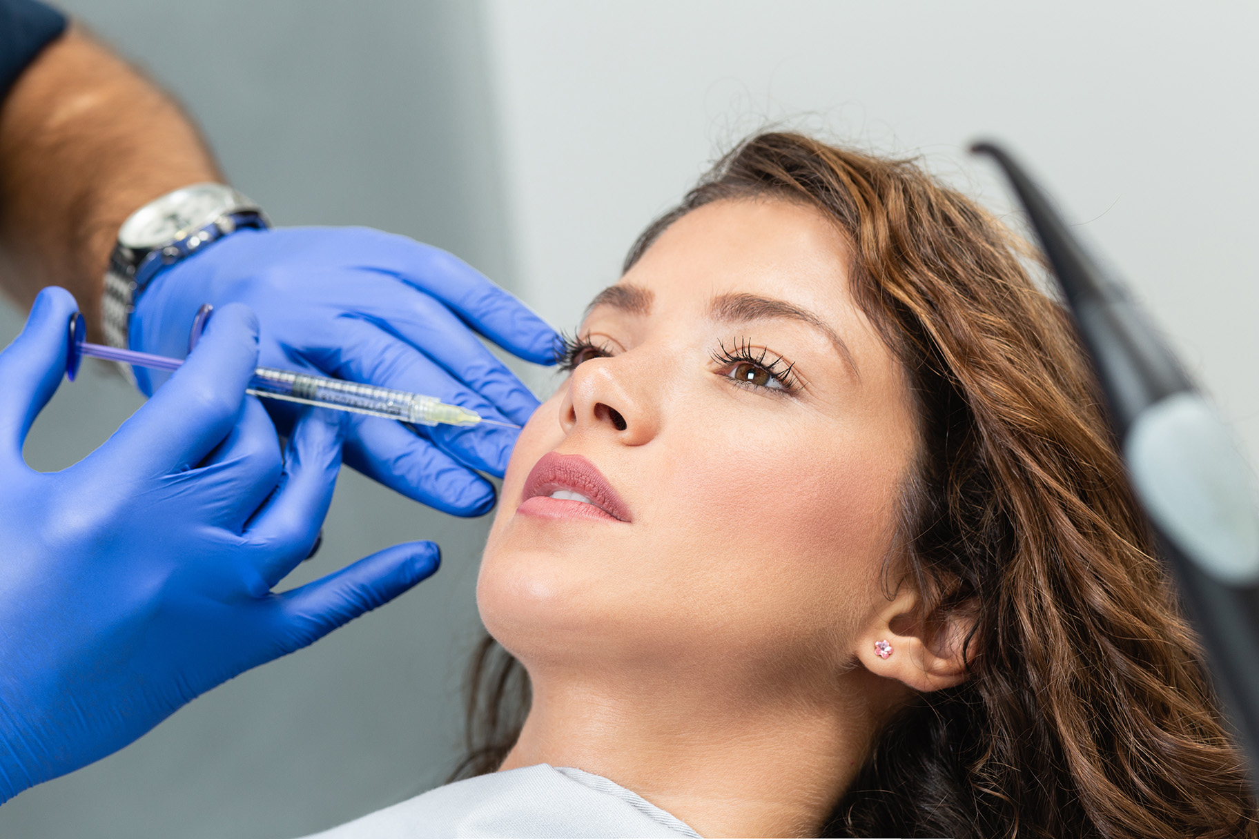 woman getting botox treatment in West Fargo, ND